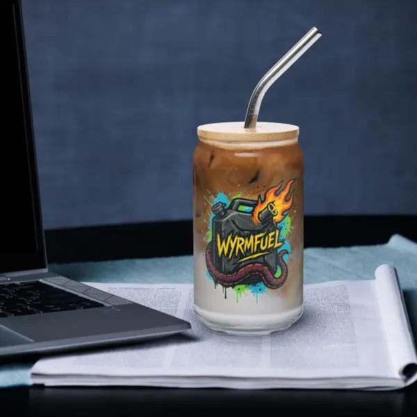 Fuel The Chaos 16oz Can Glass