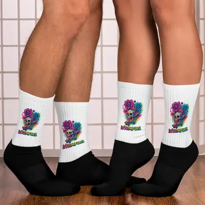 Skull Bloom Socks