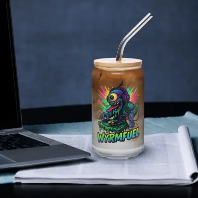 Slime Drop 16oz Can Glass