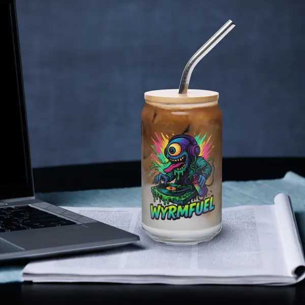 Slime Drop 16oz Can Glass